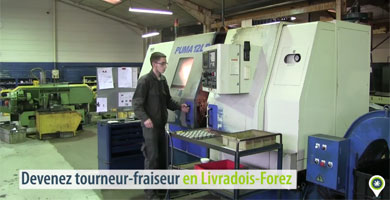 Devenez tourneur-fraiseur en Livradois-Forez
