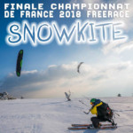 Finale du championnat de France de snowkite au Col des Supeyres