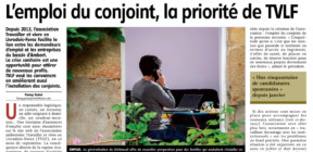 L’emploi du conjoint, la priorité de TVLF