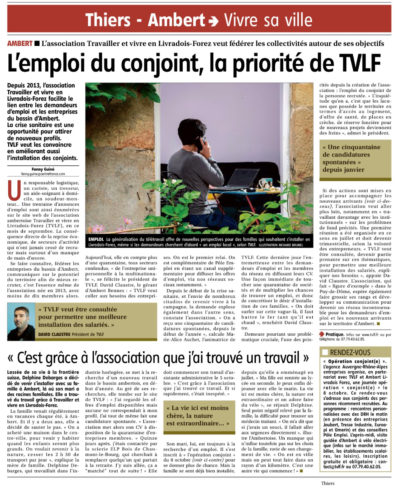 L’emploi du conjoint, la priorité de TVLF