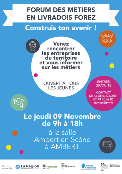 Forum des métiers – Jeudi 9 Novembre 2023