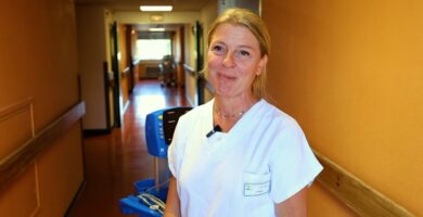 Chantal, infirmière au Centre Hospitalier d’Ambert