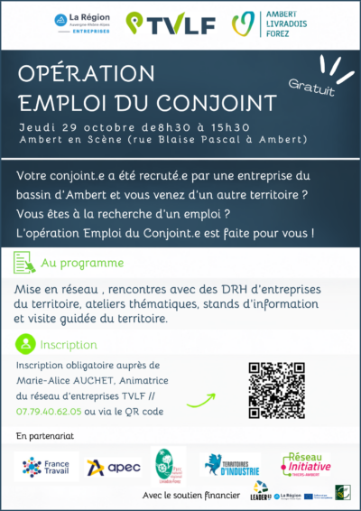 Opération Emploi du Conjoint – 29 octobre 2026